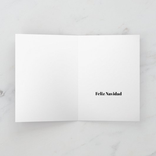 Feliz Navidogのおもしろいでスペインのなクリスマス カード (内部)