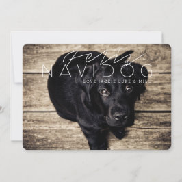 Feliz Navidog |の休日の写真 シーズンカード