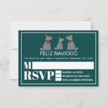 Feliz Navidog、クリスマススペインのパーティーRSVP