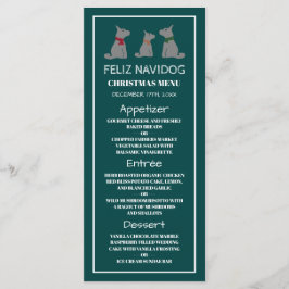 Feliz Navidog、スペインのスタイル・クリスマス・メニュー メニュー