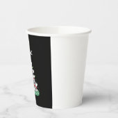 Feliz Navidog Christmas Dog T-Shirt, Funny Cute Xm 紙コップ (左)