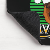 Feliz Navidog German Shepherd Dog Holiday Merry Ch マウスパッド (コーナー)