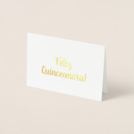 Feliz Quinceañera! 箔カード