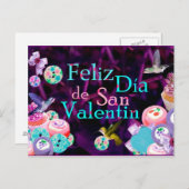 Feliz San Valentin ポストカード (正面/裏面)