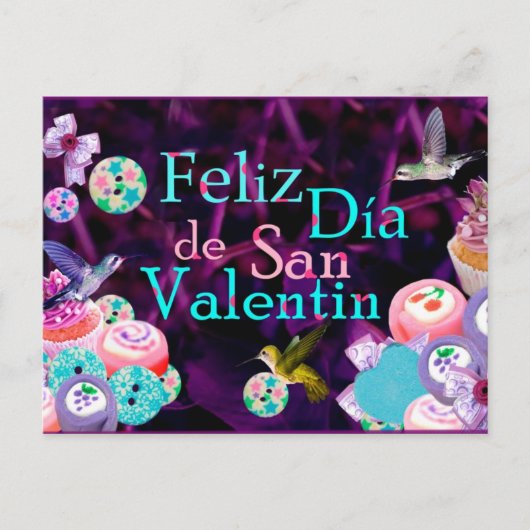 Feliz San Valentin ポストカード (正面)