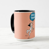 Feliz tarde con un vaso Juan Pueblo マグカップ (正面左)