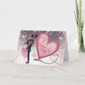  feliz Valentin de Torre Eiffel シーズンカード (正面)