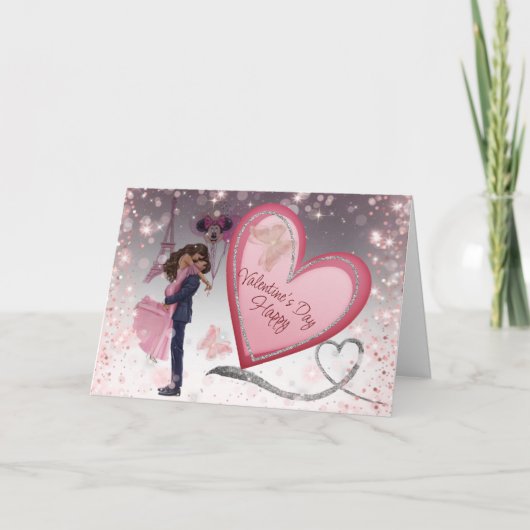 feliz Valentin de Torre Eiffel シーズンカード (正面)