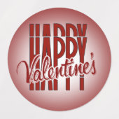  feliz Valentin variadas ラベル (デザイン2)