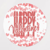  feliz Valentin variadas ラベル (デザイン1)