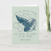 Fellowship Elven Brooch Quote Graphic カード (正面)