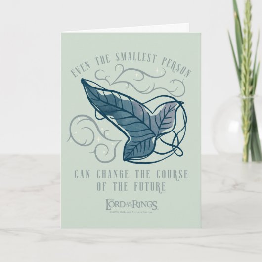 Fellowship Elven Brooch Quote Graphic カード (正面)