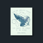 Fellowship Elven Brooch Quote Graphic キャンバスプリント<br><div class="desc">Celebrate the Fellowship with this elegant, Lord of the Rings™ Elven brooch design. Featuring a beautifully detailed leaf carried on swirling Elvish vines, the artwork symbolizes the connection between those entrusted with the protection of Middle-Earth™. The meaningful quote, “Even the smallest person can change the course of the future, ”...</div>