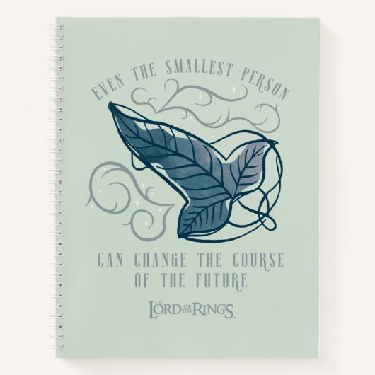 Fellowship Elven Brooch Quote Graphic ノートブック (正面)