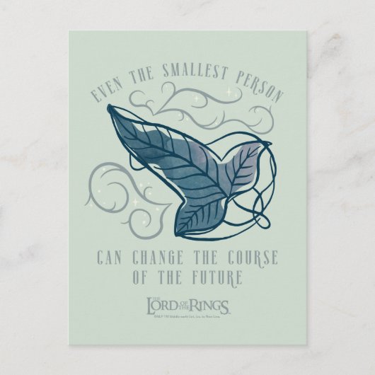 Fellowship Elven Brooch Quote Graphic ポストカード (正面)