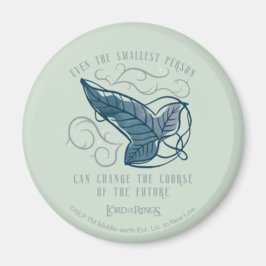 Fellowship Elven Brooch Quote Graphic マグネット (正面)