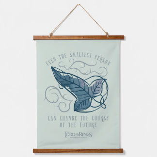 Fellowship Elven Brooch Quote Graphic 吊り下げ型タペストリー