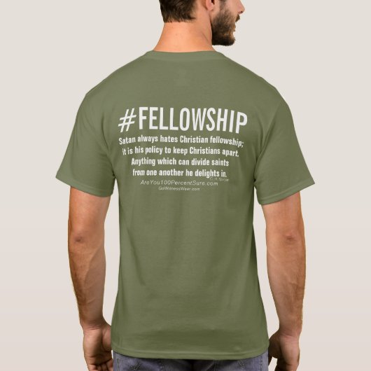#Fellowship Tシャツ (裏面)