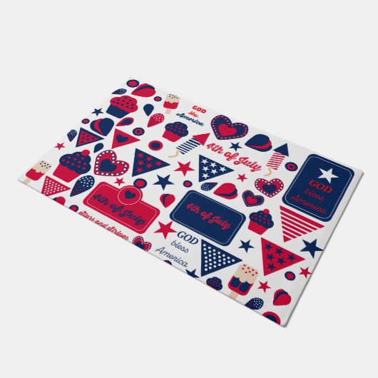 Felpudo 4 de Julio ドアマット (アングル)