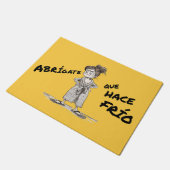 Felpudo. Abrígate que hace frío. ドアマット (アングル)