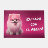 Felpudo. ¡Cuidado con el perro! ドアマット (正面)