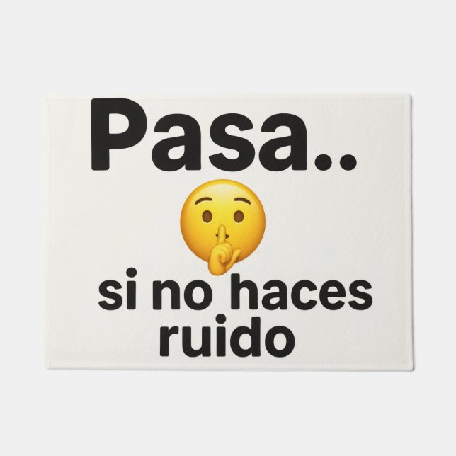 Felpudo divertido - Humor para introvertidos ドアマット (正面)