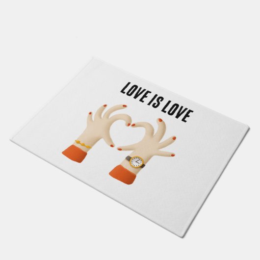 Felpudo San Valentín ドアマット (アングル)