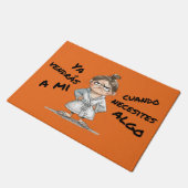 Felpudo. Ya vendrás a mí cuando necesites algo. ドアマット (アングル)