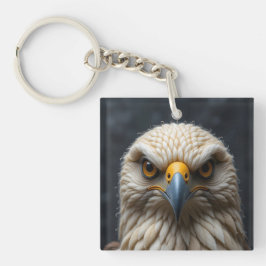 Felted Bird Portrait キーホルダー