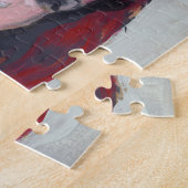 Femポートレート – 赤 ジグソーパズル (側面)