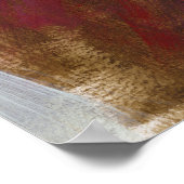 Femポートレート – 赤 ポスター (角)