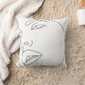 Fem顔アップクローズ クッション (ブランケット)