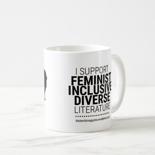 "Fem"私は含んだLitのマグを支えます コーヒーマグカップ (正面右)