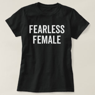 Femaieの大胆不敵な男女同権主義の引用文 Tシャツ