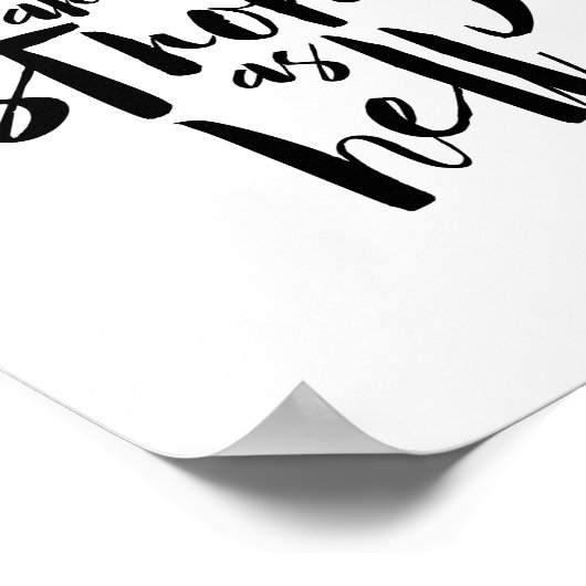 FEMALEは地獄のように強く、フェミニズムの動機 ポスター (角)