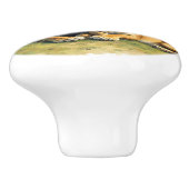 Female and Male Lions under a Tree セラミックノブ (側面)