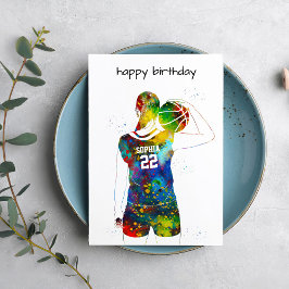 Female Basketball Player カード