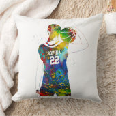 Female Basketball Player クッション (ブランケット)