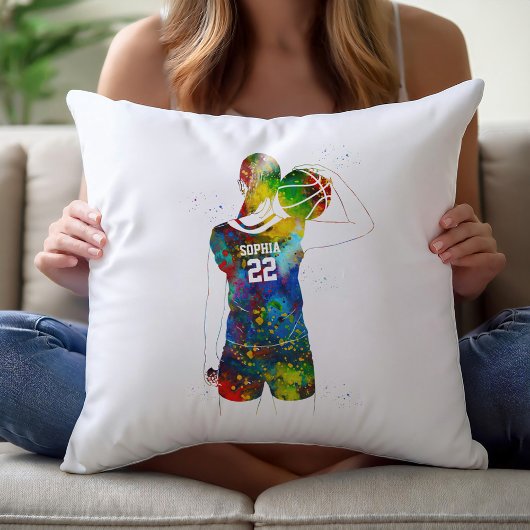 Female Basketball Player クッション