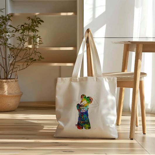 Female Basketball Player トートバッグ