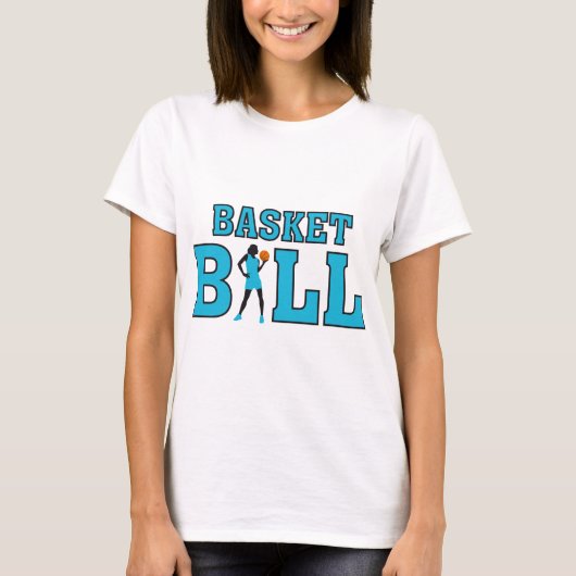 female basketball player team tシャツ (正面)