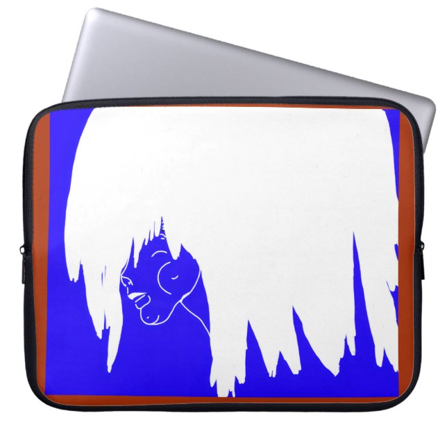 Female Cloud Spirit Laptop Sleeve ラップトップスリーブ (正面)
