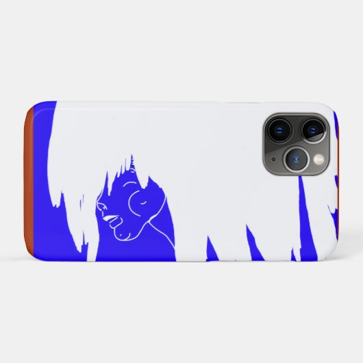 Female Cloud Spirit Laptop Sleeve Case-Mate iPhoneケース (裏面(横))