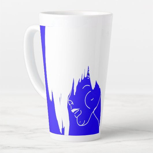 Female Cloud Spirit Large Mug カフェラテマグ (左アングル)