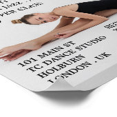 Female Dancer, Dance 広告 Lesson's ポスター (角)