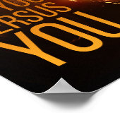 Female Fighter Boxing Gym Bodybuilding Versus ポスター (角)