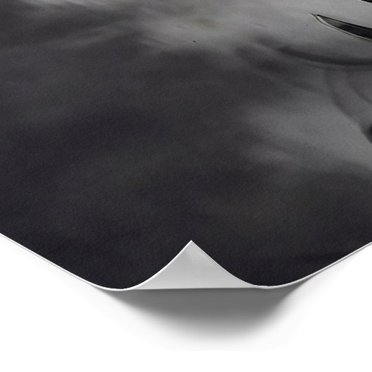 Female Firefighter Red Line American Flag Tribute ポスター (角)