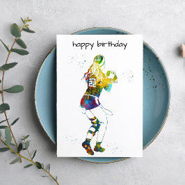 Female Flag Football Player カード