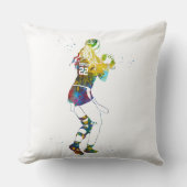 Female Flag Football Player クッション (正面)