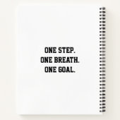 Female Flag Football Player ノートブック (裏面)